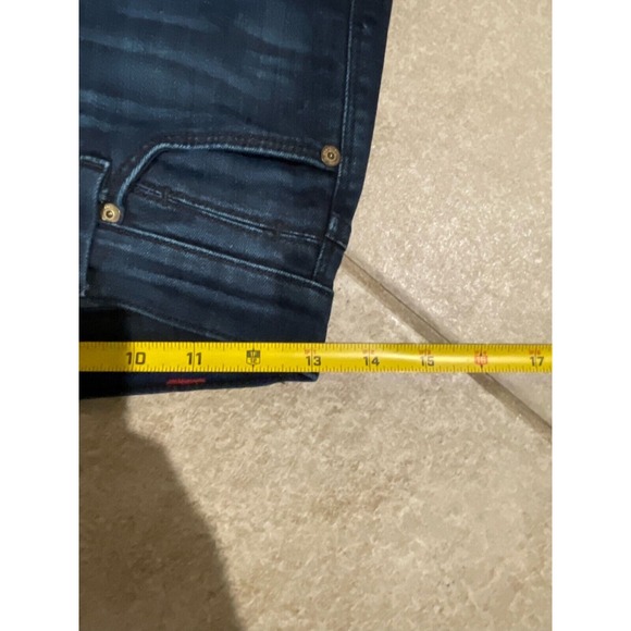 Seven 7 Jeans Womens Size 24 Slim Straight Dark Wash‎ 26x26 - Picture 3 of 6